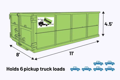 15 Yard dumpster