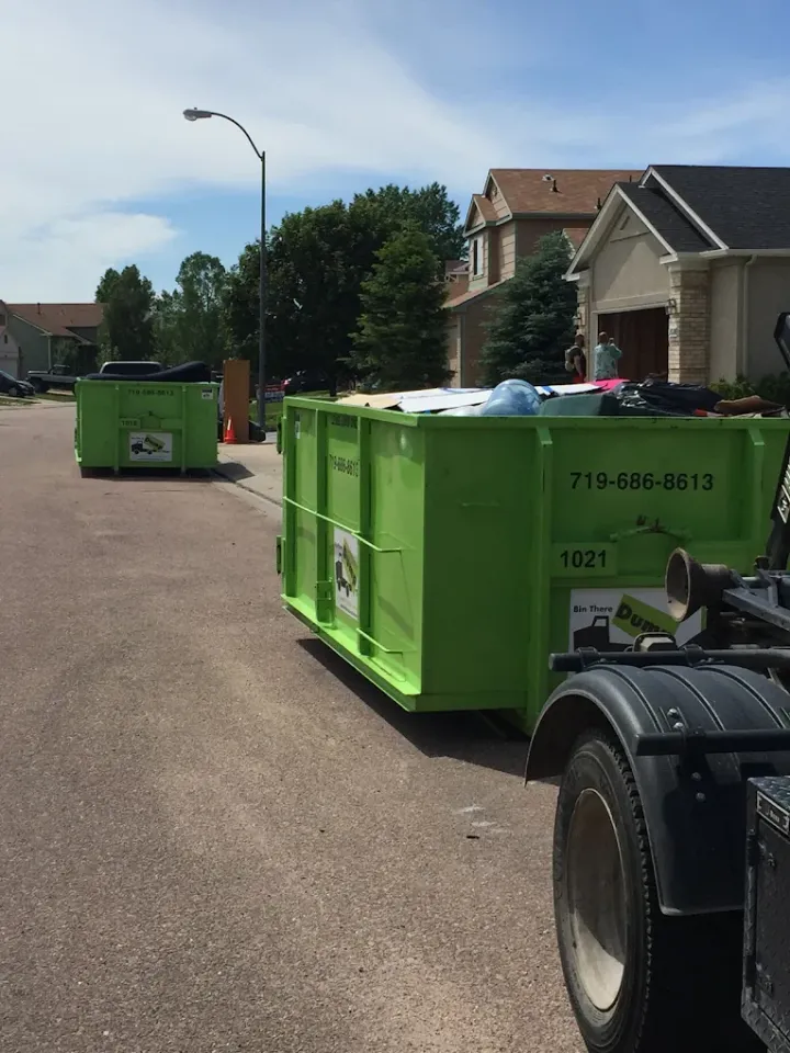 BTDT dumpsters in a Colorado Springs neighborhood