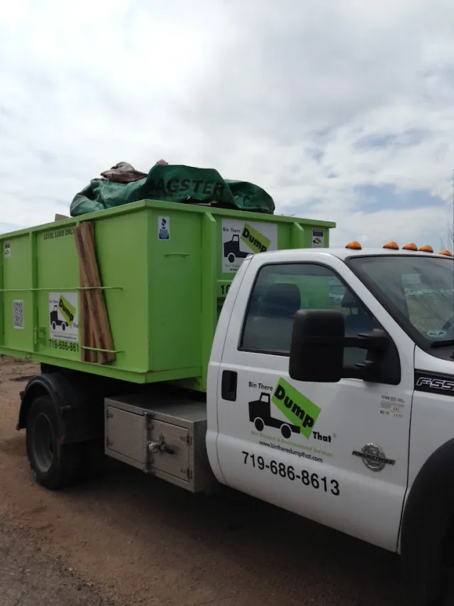 Loaded bin ready for pickup